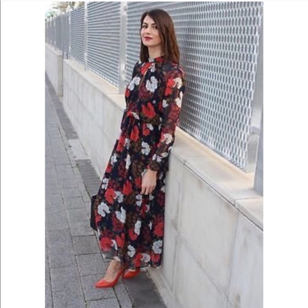 Zara Floral Maxi Dress